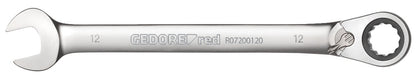 GEDORE red R07200200 - Clé combinée à cliquet avec levier de changement de vitesse, 20 mm L=280 mm