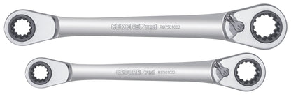 GEDORE red R07501002 - Jeu de 2 clés à cliquet pour 63 applications différentes