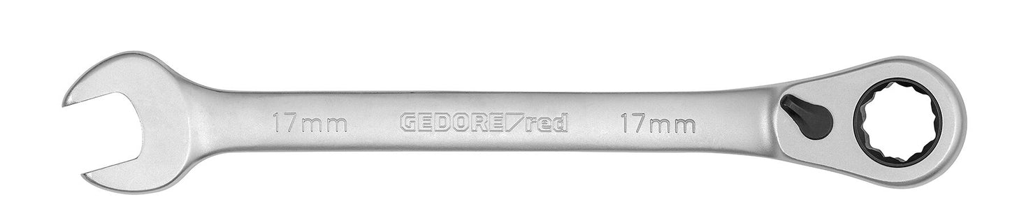 GEDORE red R07201170 - Clé combinée à cliquet pour hexagone de 17 mm