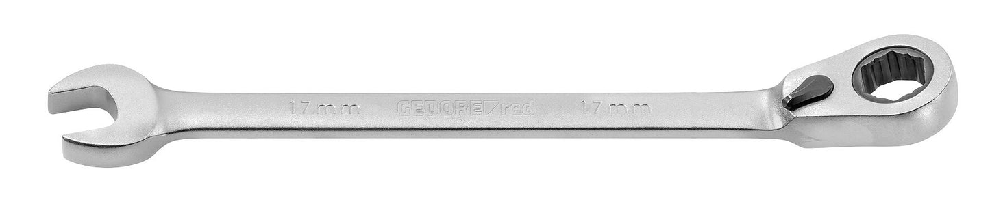 GEDORE red R07201170 - Clé combinée à cliquet pour hexagone de 17 mm