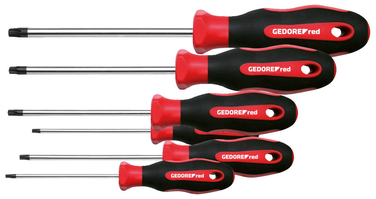 GEDORE red R38402006 - Jeu de tournevis 2 composants T10-40, 6 pièces