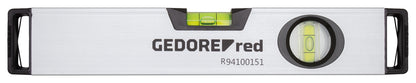 GEDORE red R94100151 - Niveau à eau L=300 mm, 2 x fioles alu. magn.