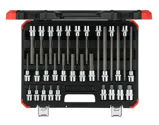 GEDORE red R68003030 - Jeu de douilles hexagonales pour visseuse 1/2", 30 pièces