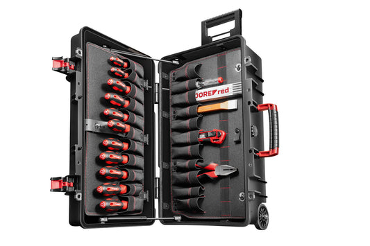 GEDORE red R21902124 - Chariot à outils MASTER XXL avec assortiment de 124 outils