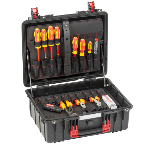 GEDORE red R21652089 - Mallette à outils avec assortiment de 89 outils pour électriciens