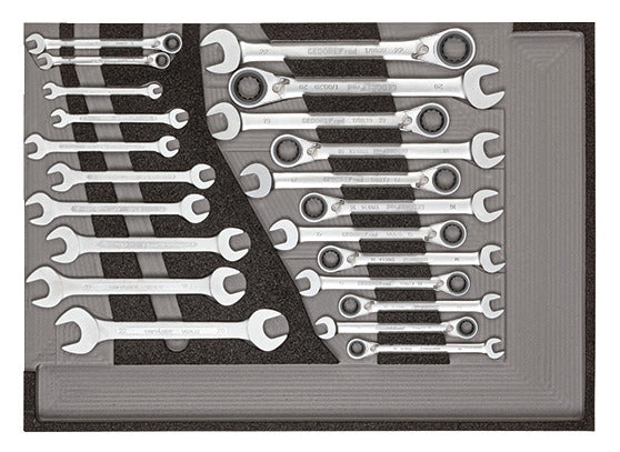 GEDORE red R21560005 - Chariot d'atelier MECHANIC avec assortiment de 129 outils