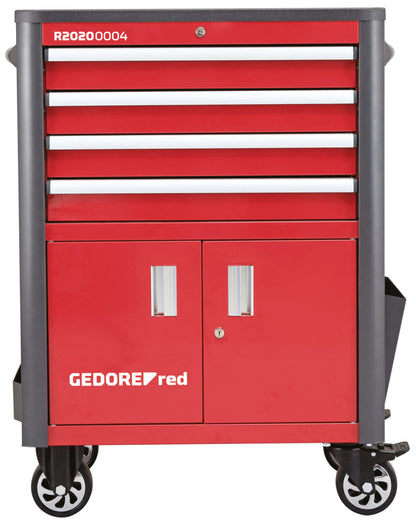 GEDORE red R20200004 - Chariot d'atelier WINGMAN, avec 4 tiroirs 1034x724x470 mm