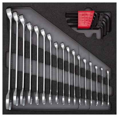 GEDORE red R22250000 - Jeu de clés combinées, module CT 4/6, 25 pièces