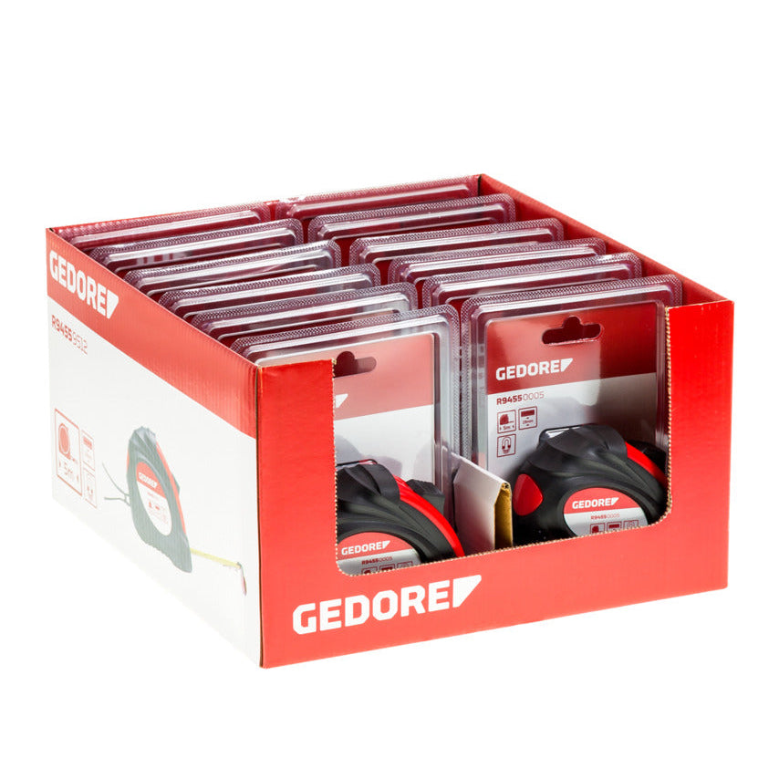 GEDORE red R94559512 - Présentoir pour point de vente de 12 mètres ruban de 5m