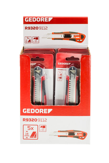 GEDORE red R93209112 - Présentoir de point de vente avec 12 cutters de 18 mm