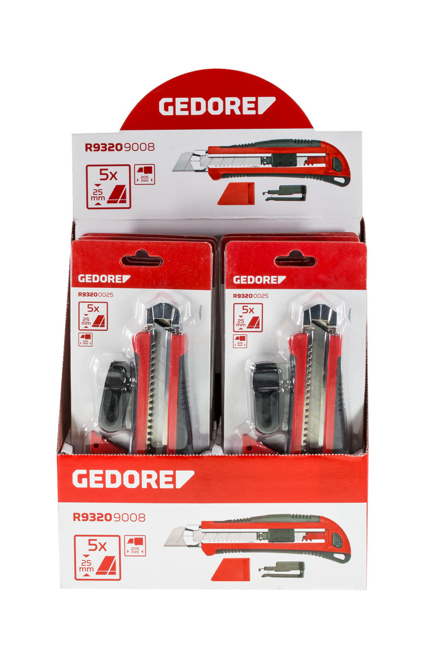 GEDORE red R93209008 - Présentoir de point de vente avec 8 cutters de 25 mm