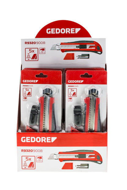 GEDORE red R93209008 - Présentoir de point de vente avec 8 cutters de 25 mm