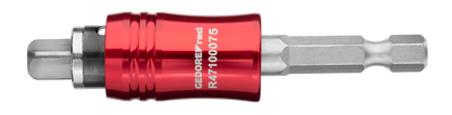Detalle del portapuntas de cambio rápido GEDORE red 1/4"