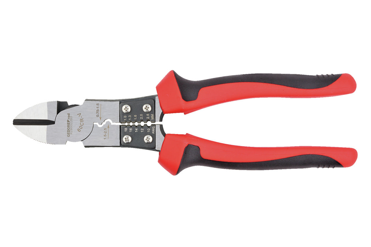 GEDORE red R28002200 - Pince coupante diagonale multi-usages 200 mm