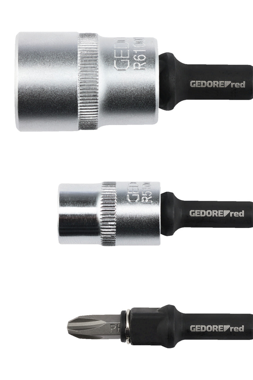 GEDORE red R47112102 - Jeu de 2 adaptateurs pour douilles.