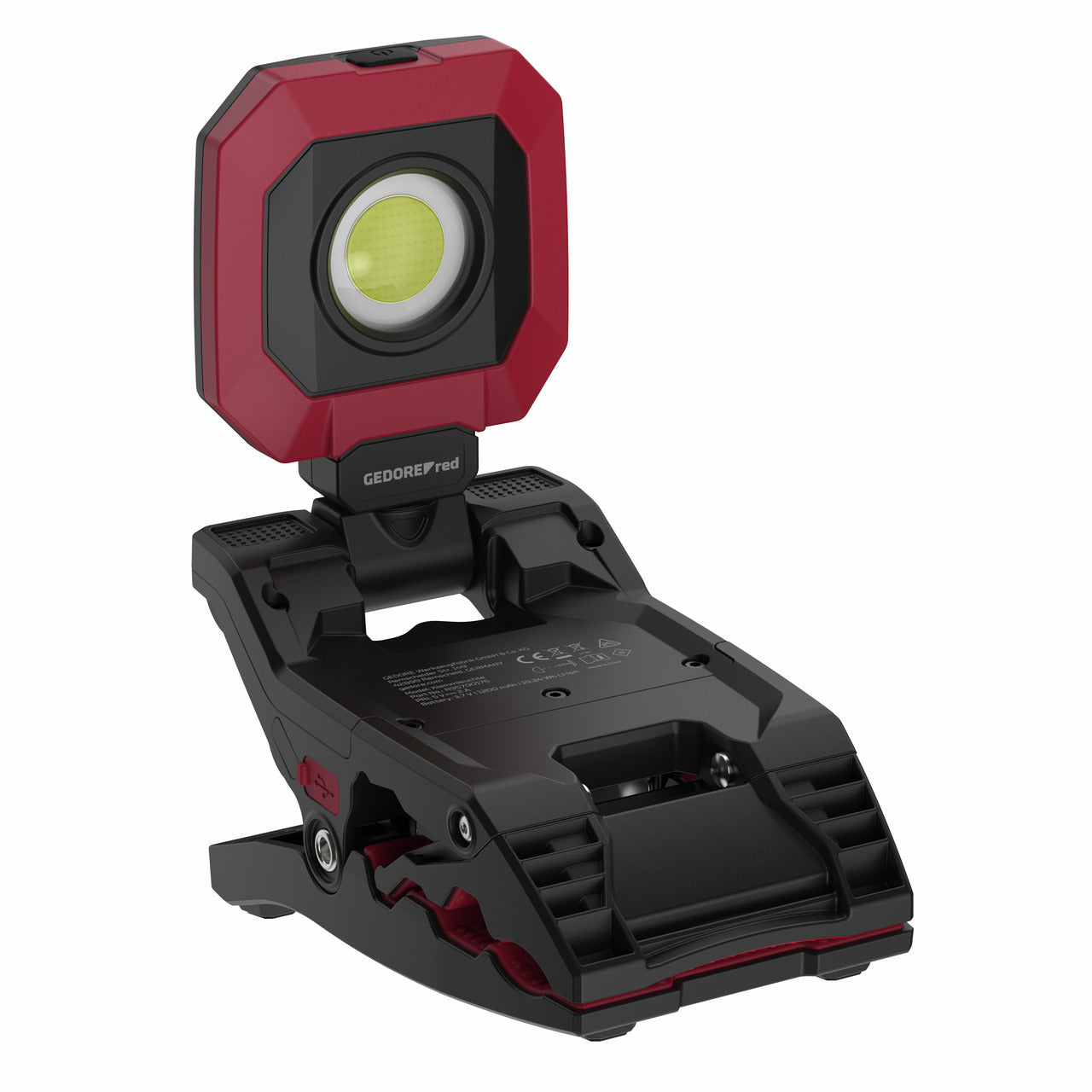 GEDORE red R95700176 - Lampe de travail rechargeable avec pince et 1700 lumens