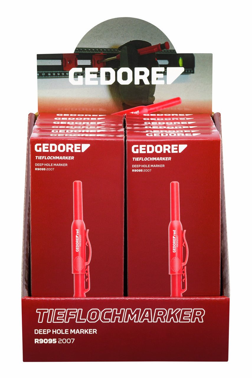 GEDORE red R90959010 - Présentoir pour point de vente avec 12 marqueurs pour trous profonds