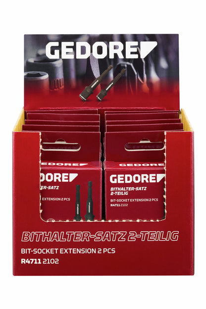 GEDORE red R47119110 - Présentoir pour point de vente avec 10 jeux de 2 rallonges de 75 mm pour clés à douille.
