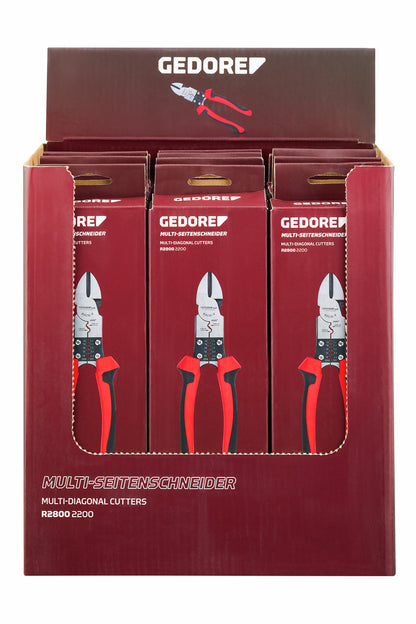 GEDORE red R28009212 - Présentoir pour point de vente avec 12 pinces coupantes multi-usages