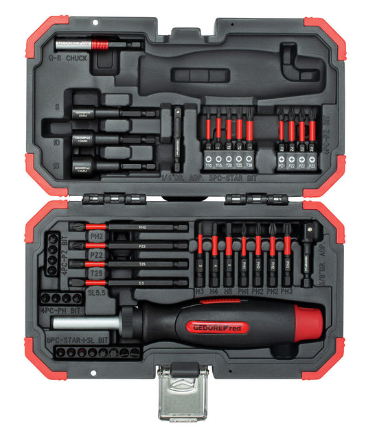 GEDORE red R33003043 - Jeu de douilles de torsion, 43 pièces