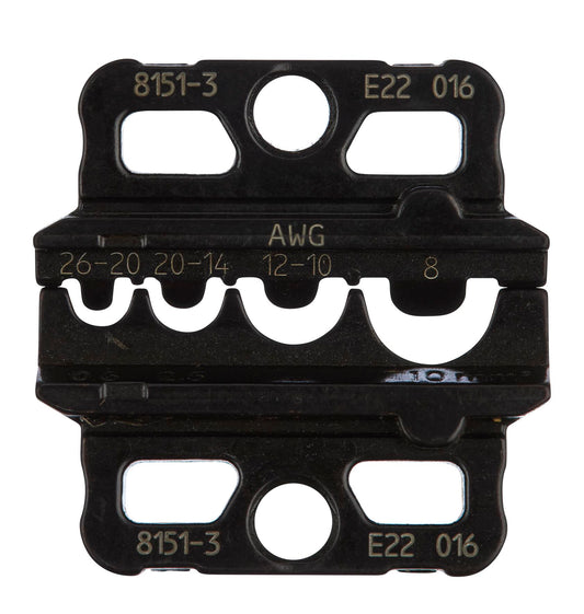 GEDORE 8151-3 - Jeu de matrices de sertissage pour connecteur à sertir unisol.