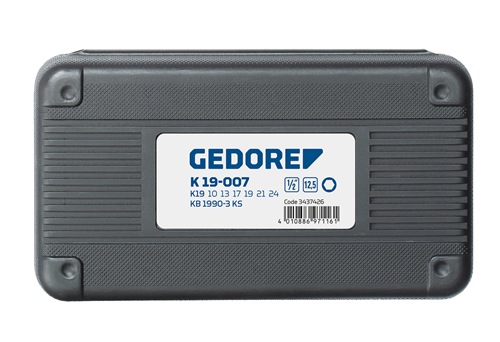 GEDORE K 19-007 - Joc de gots d'impacte de 1/2", de 10 a 24 mm (3437426)