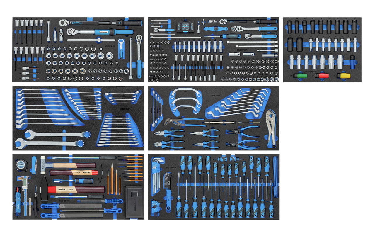 GEDORE 2005 XL-S-466 - Carro de herramientas con surtido (3458946)