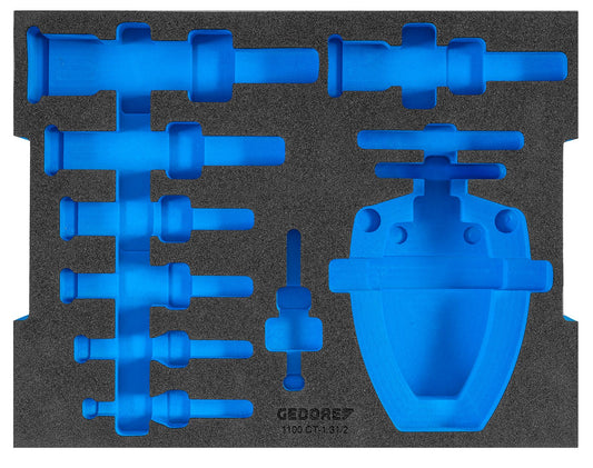 GEDORE EI-1100 CT-1.31/2 - Vérifier le module d'outils vide.