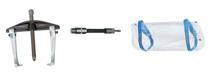 1.04/HP2A-B-HSP1-S - Extracteur 2 bras HAUTE PUISSANCE 200 x 150 mm avec vis hydraulique et écran de protection