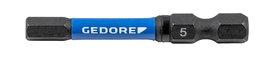 GEDORE 666 TR - Puntas de torsión de 1/4" en diversos perfiles y longitudes, 2 piezas