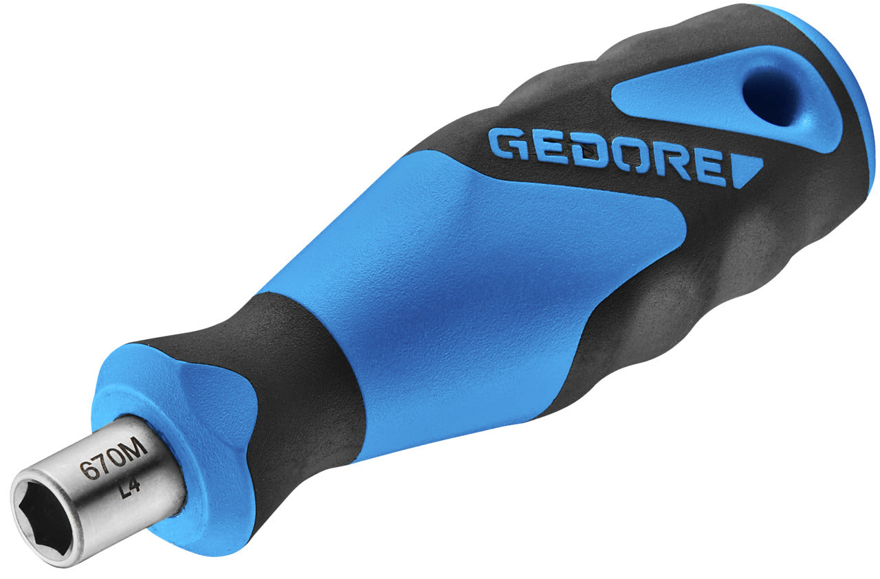 670 M - Destornillador portapuntas 1/4"