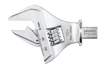 7112-026 - Llave de boca de inserción 9x12 ajustable 5–26 mm