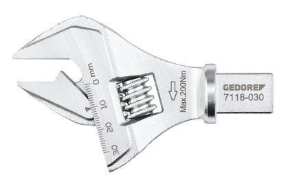 7118-030 - Llave de boca de inserción 14x18 ajustable 5–30 mm