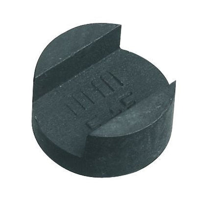 234801 - Rf 234801 Pieza de Aguste 180º: Pieza cilíndrica de goma negra con ranura pasante y relieve estriado
