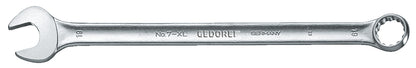 Llave Combinada XL, 16 mm: Llave combinada larga, boca abierta en un extremo y anillo de doce puntas en el otro