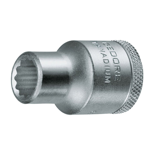 GEDORE D 19 - Vasos de 1/2" con perfil UnitDrive para tornillos hexagonales