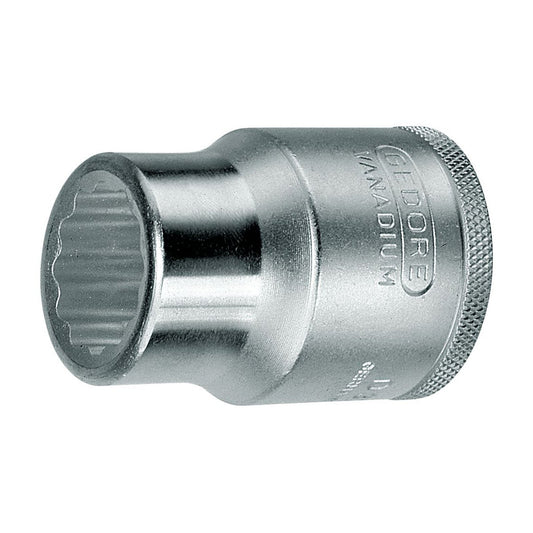 GEDORE D 32 - Vasos de 3/4" con perfil Unit Drive para tornillos hexagonales