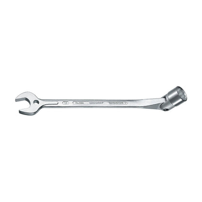 Clé mixte à cliquet articulée, 11 mm
