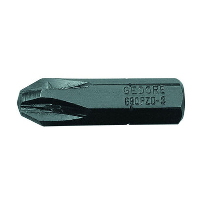 GEDORE 690 PZD 2 S-010 - Punta 1/4", PZ 2 (6552870)