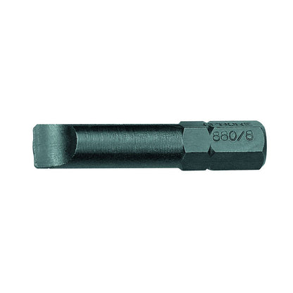 880 7 - Broca de destornillador 5/16" ranura 7 mm: Punta destornilladora con vástago hexagonal y extremo plano ranurado