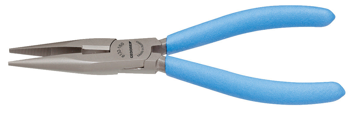 Alicate de boca semirredonda GEDORE 8132 TL, vista lateral
