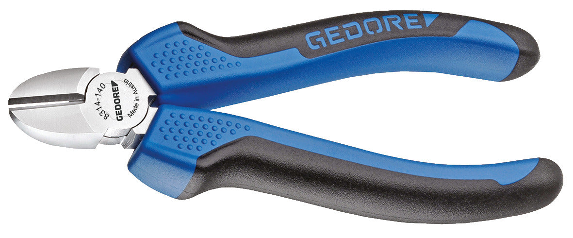 Detalle técnico del alicate de corte diagonal GEDORE 8314-140 JC