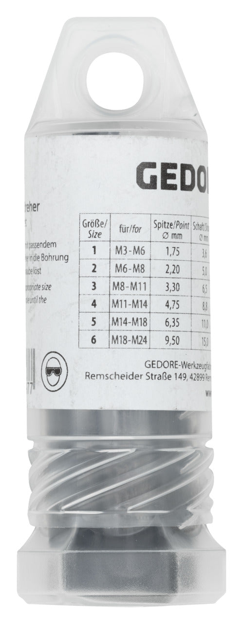 Surtido de extractores de tornillos GEDORE 8551-66, vista 3