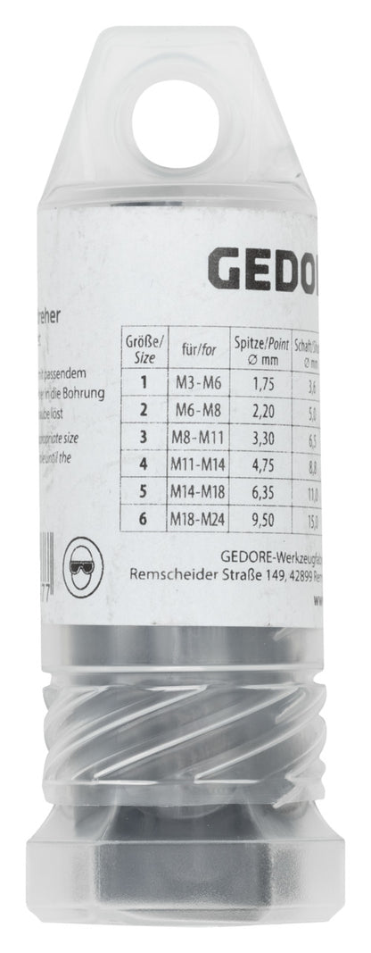 Surtido de extractores de tornillos GEDORE 8551-66, vista 3