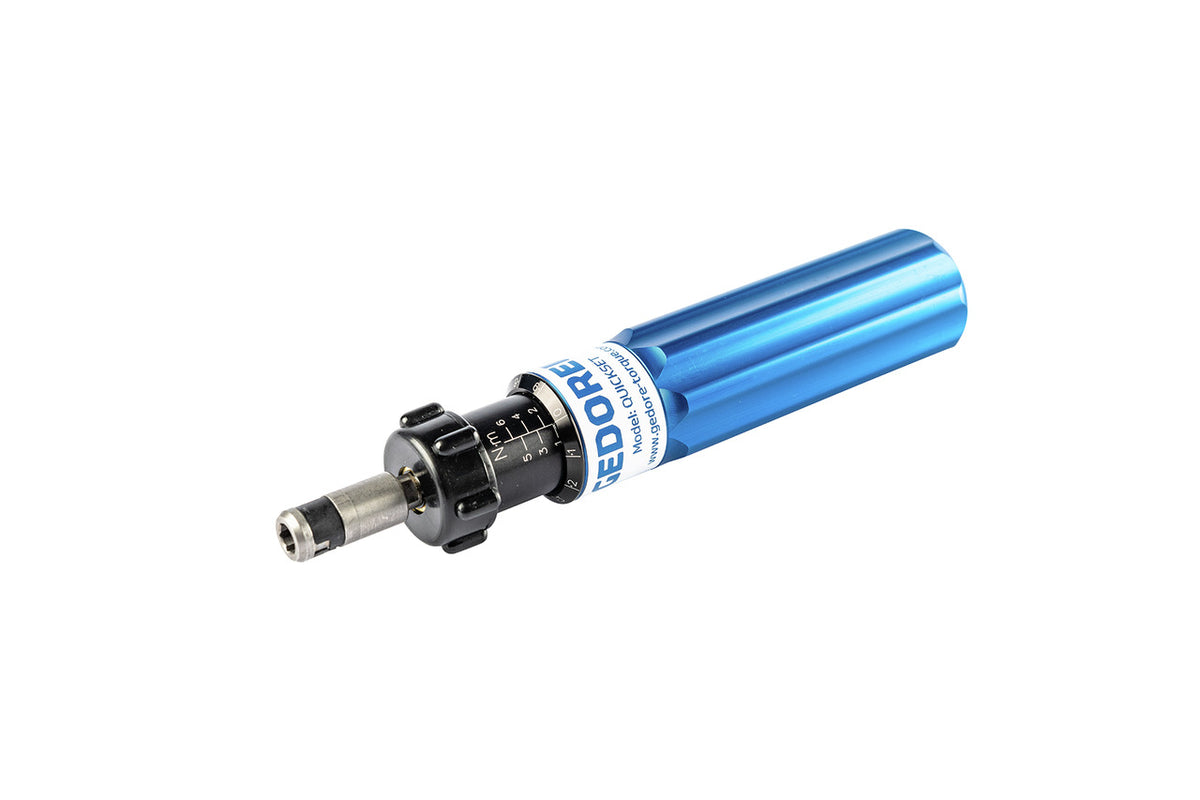 Destornillador dinamométrico Gedore QS 6 FH, vista lateral con mango deslizable en T