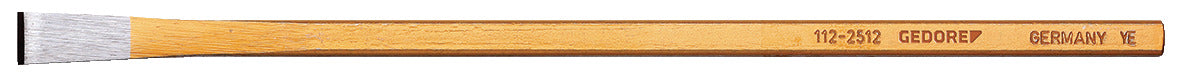 Esquema de medidas de los cinceles de electricista GEDORE 112