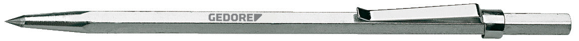 208-150 - Punta trazadora: Punta trazadora metálica con extremo afilado y cuchilla lateral curva