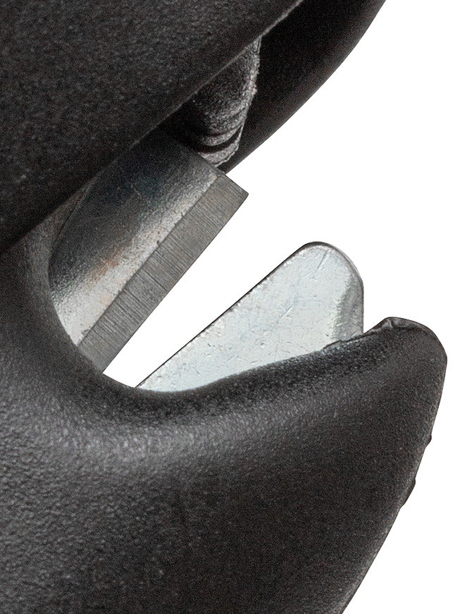 Detalle de la cuchilla del alicate pelacables GEDORE 8154