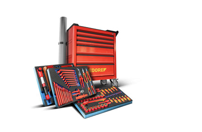 GEDORE Automotive KL-4600-200 - Chariot à outils avec assortiment d'outils isolés VDE