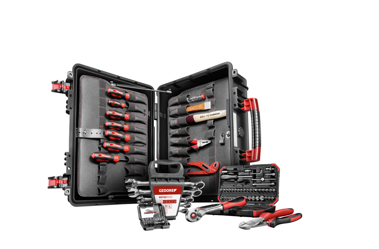 GEDORE red R21652101 - Mallette à outils MASTER XL avec assortiment de 101 outils